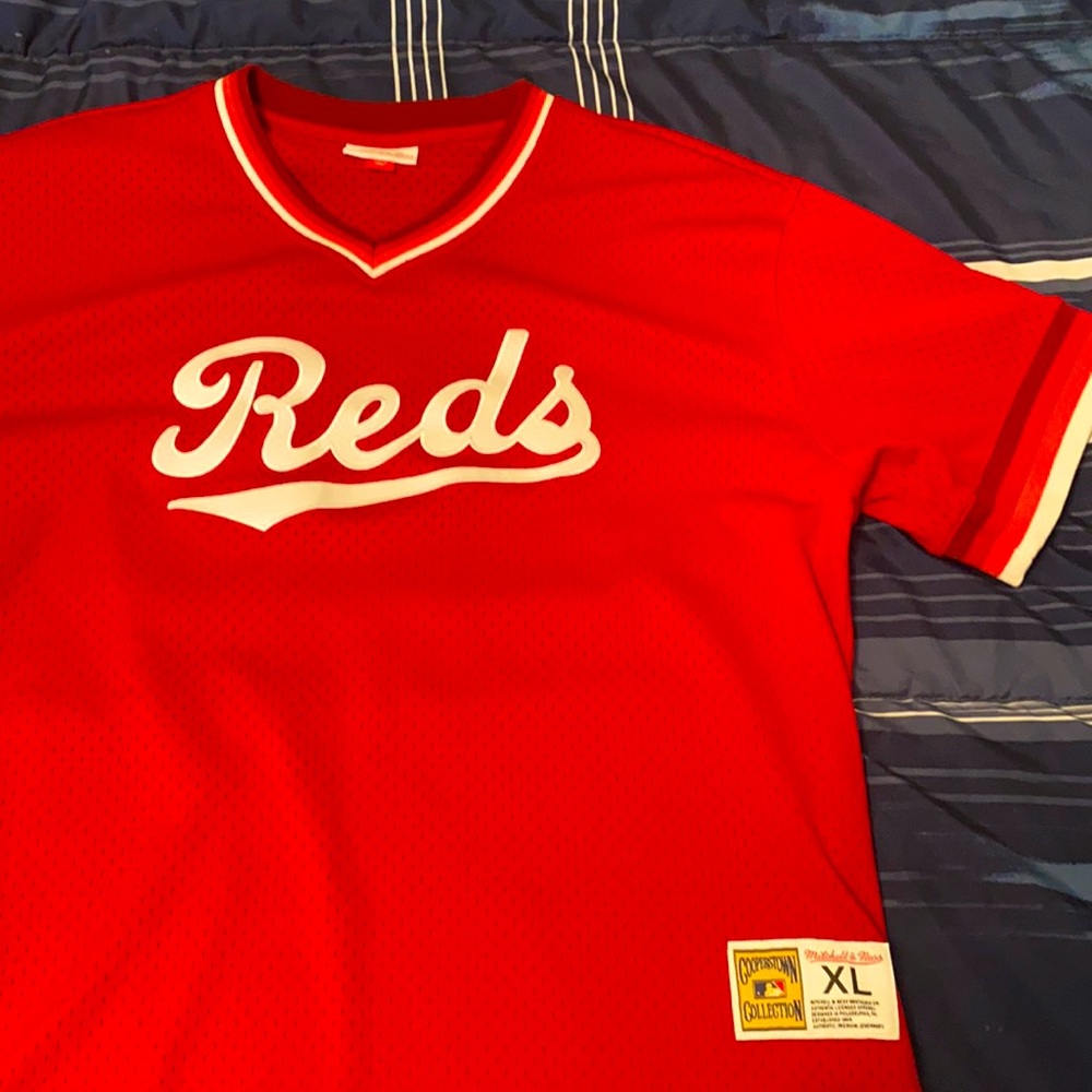 Mitchell & Ness Cin Reds Jersey